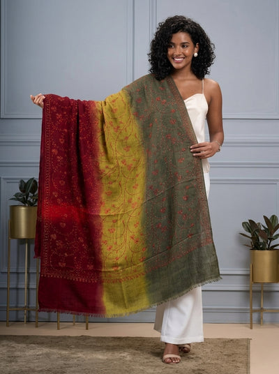 Handmade Pashmina Sozni Shawl