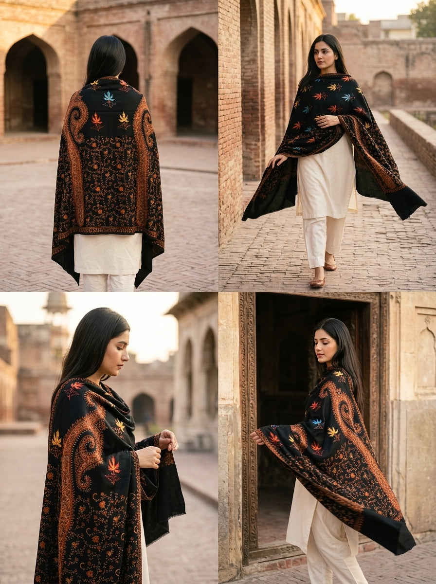 Hand made Pashmina shawl