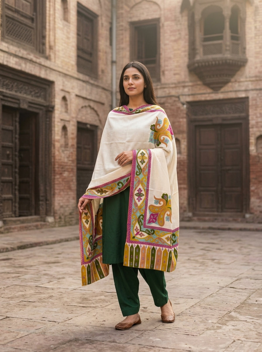 Hand made Pashmina shawl