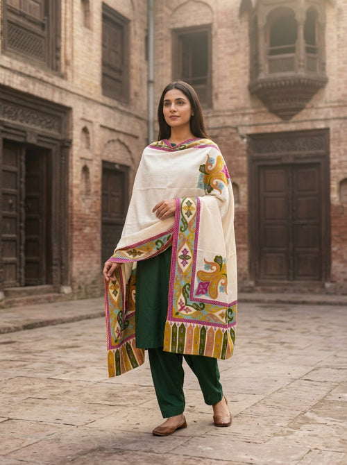 Hand made Pashmina shawl