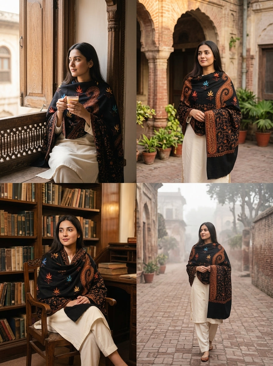 Hand made Pashmina shawl